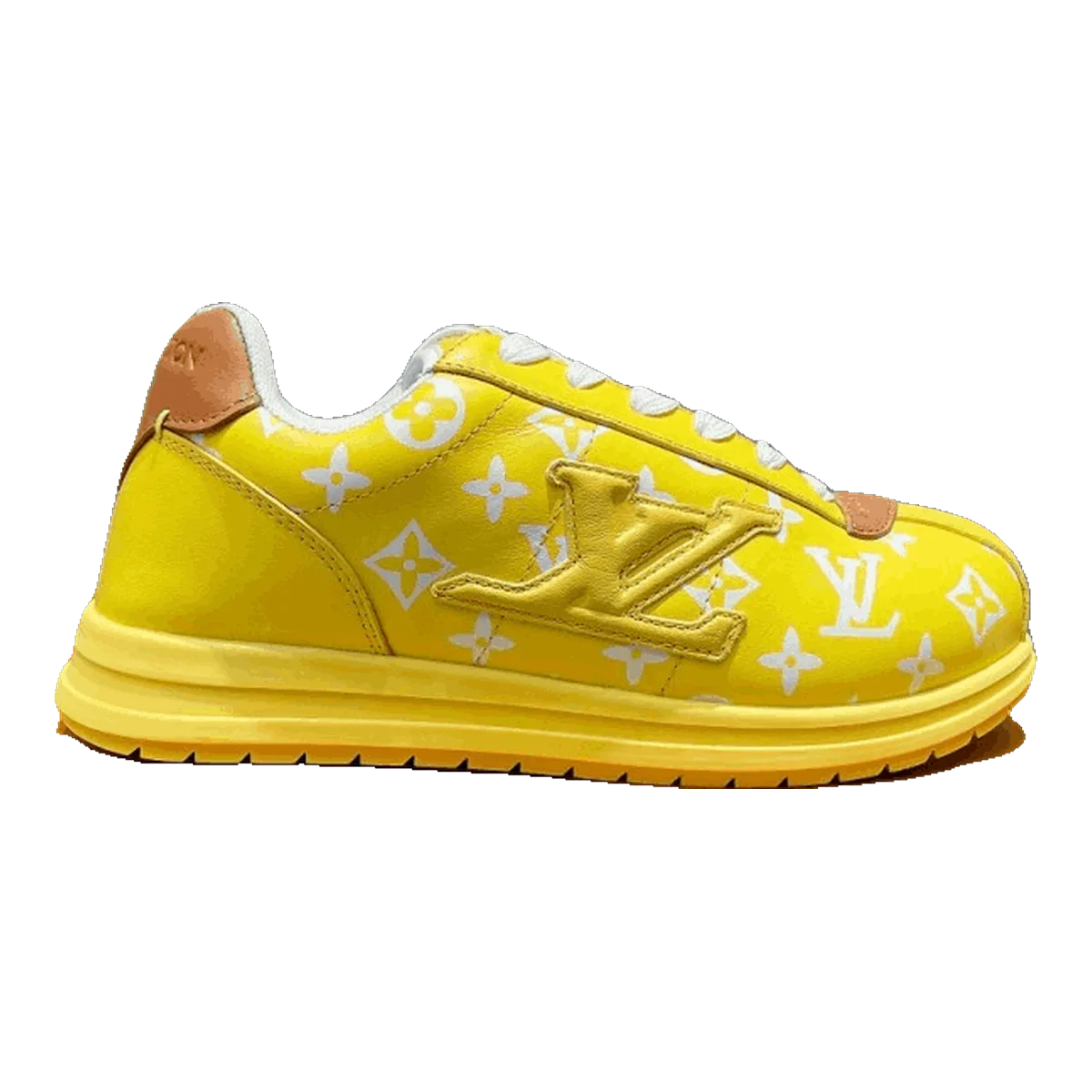 Louis Vuitton Monogram Sneakers Yellow