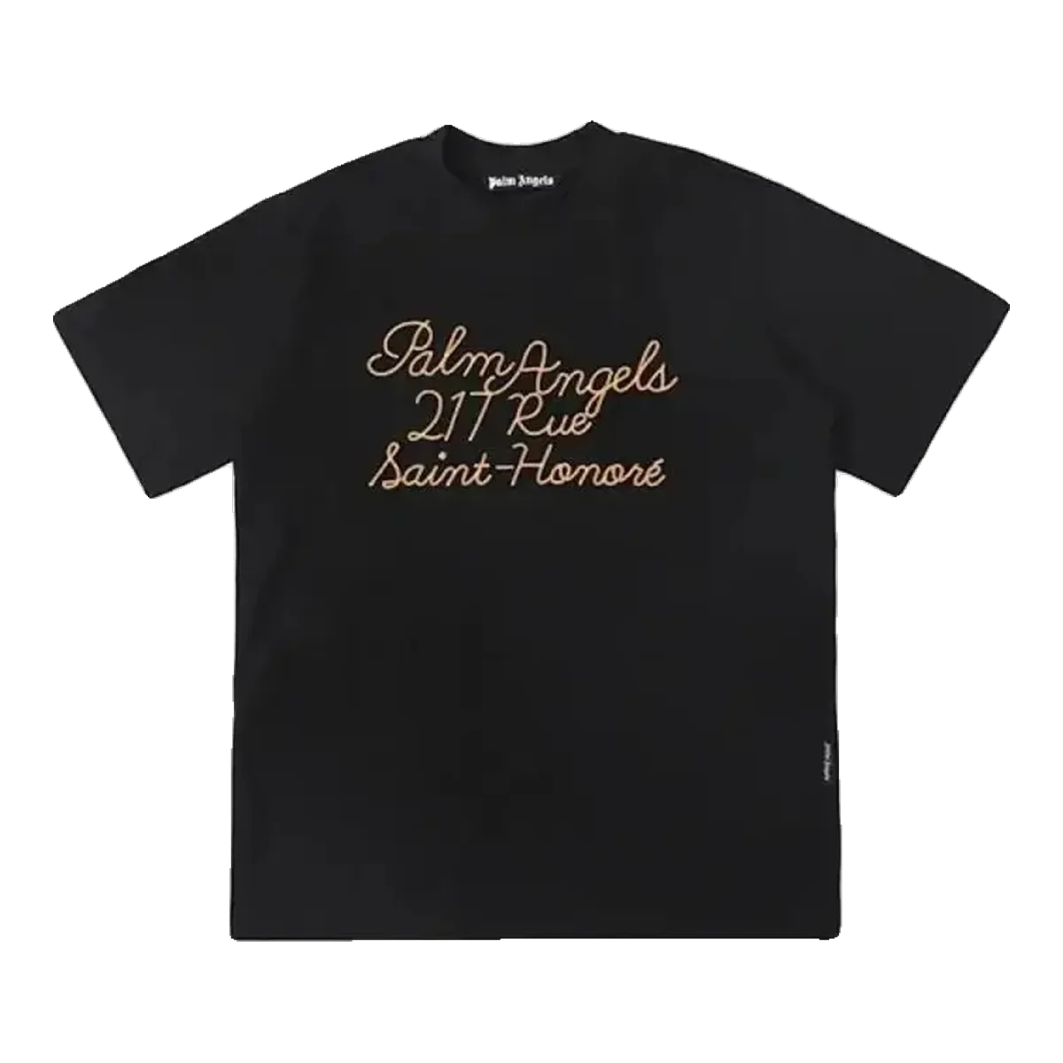 Palm Angels Script Logo T-Shirt Black