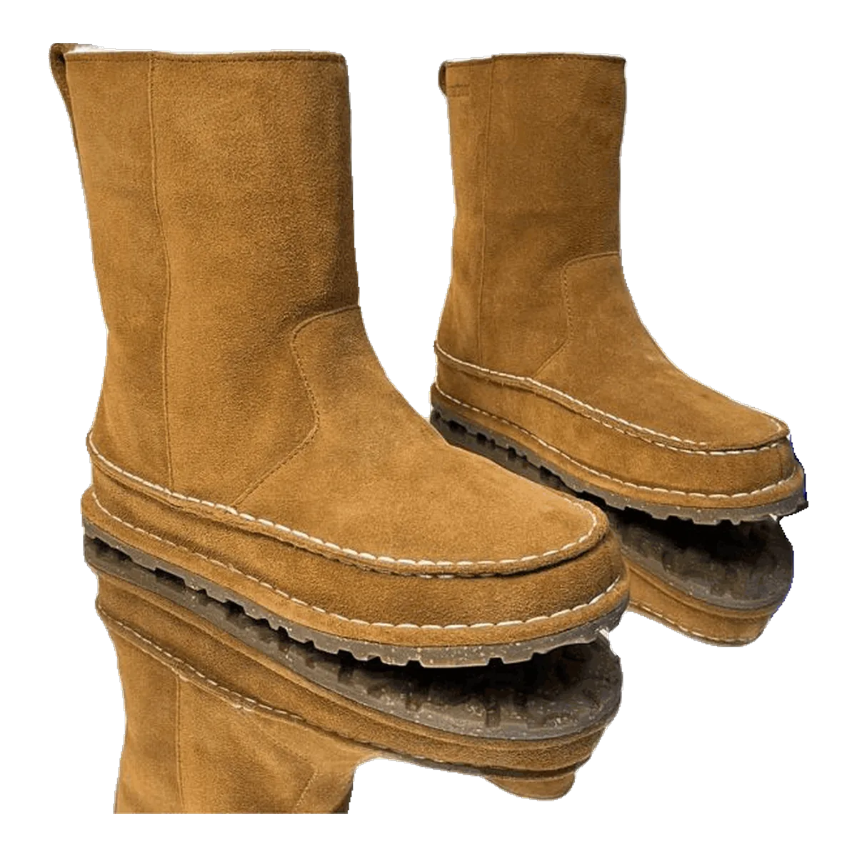 Birkenstock Shearling Boots Tan