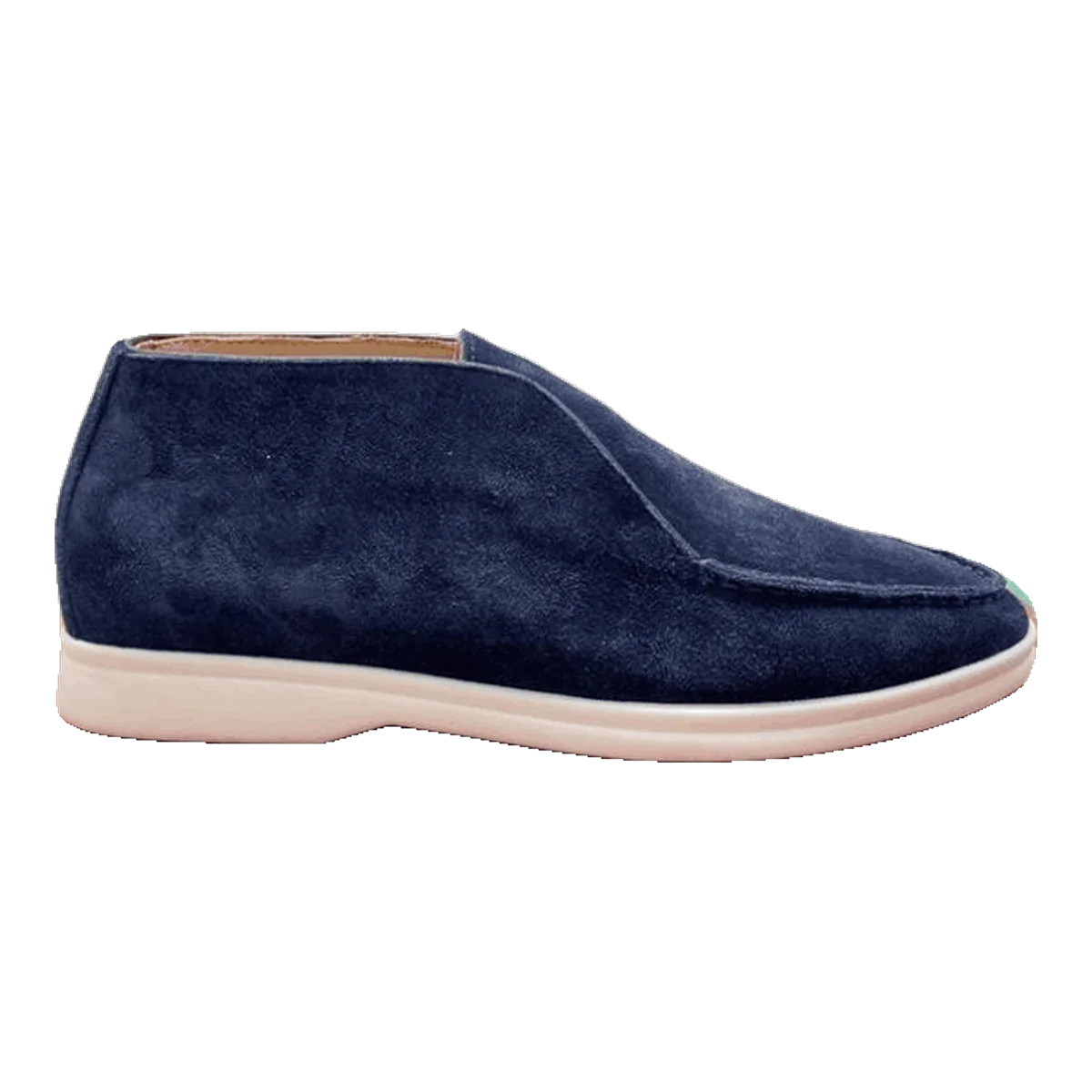 Loro Piana Suede Loafers Navy