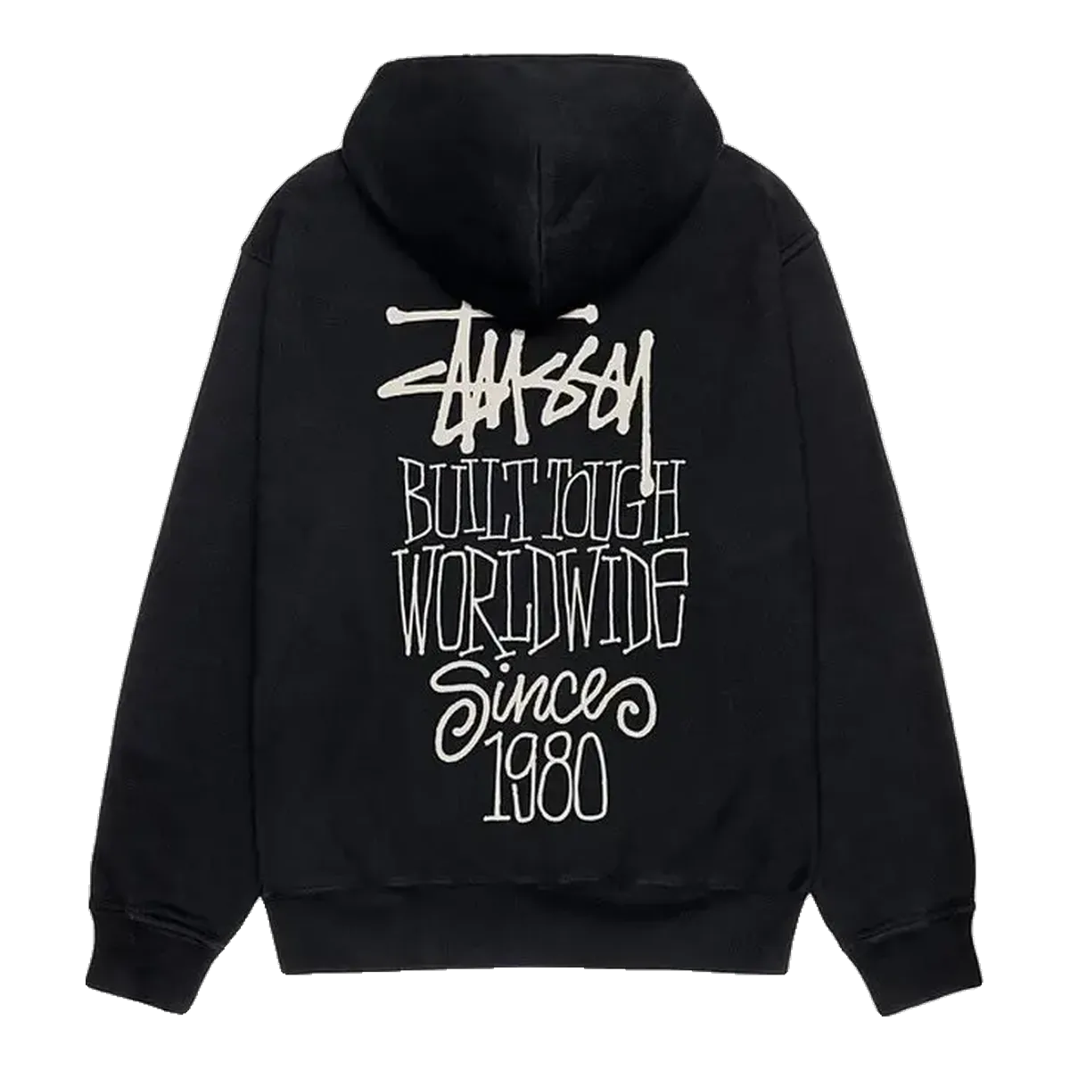 Stussy Black Worldwide Hoodie