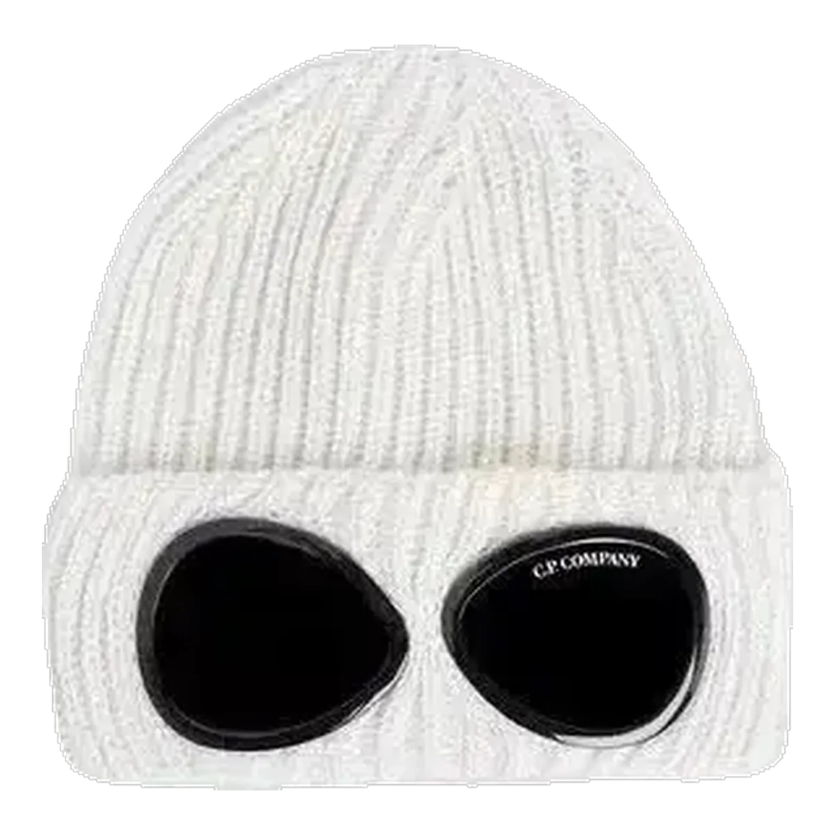 C.P. Company Goggle Beanie White