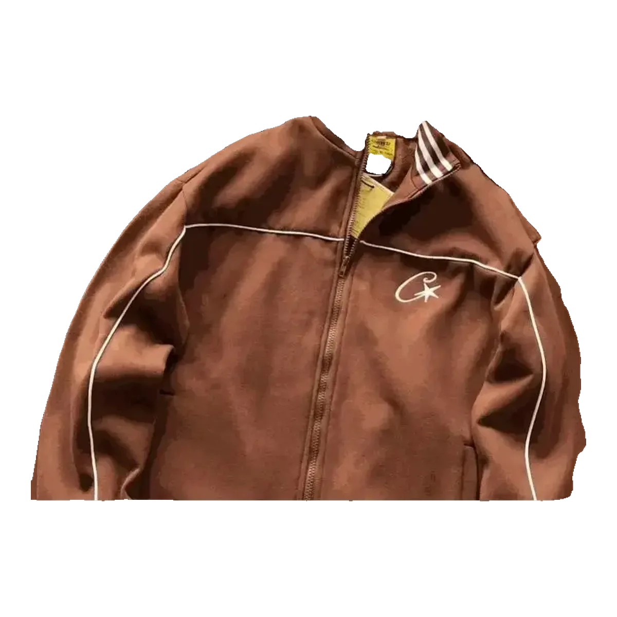 Corteiz Brown Track Jacket