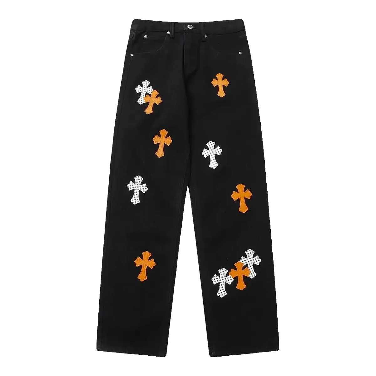 Chrome Hearts Black Cross Trousers