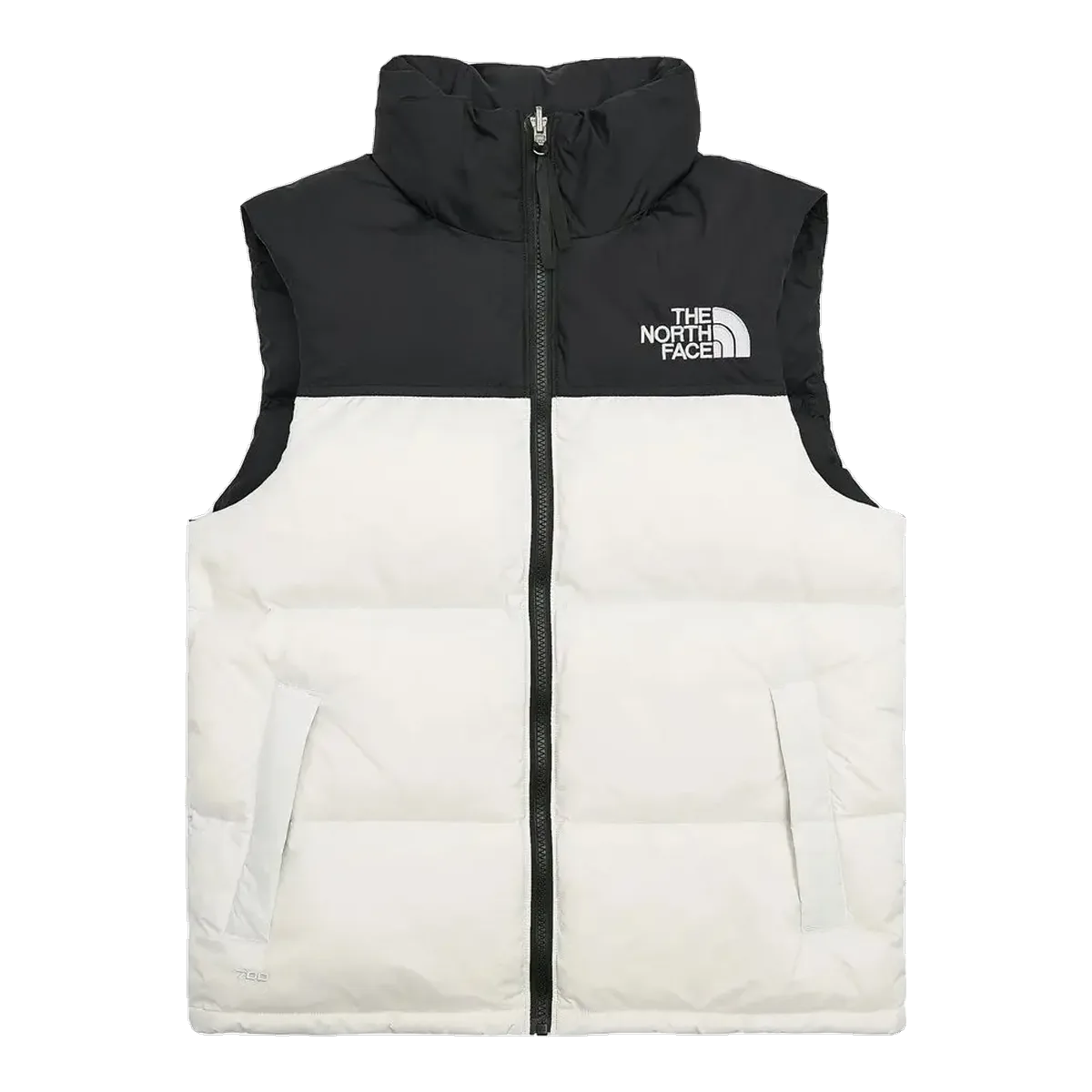 The North Face Black White Vest