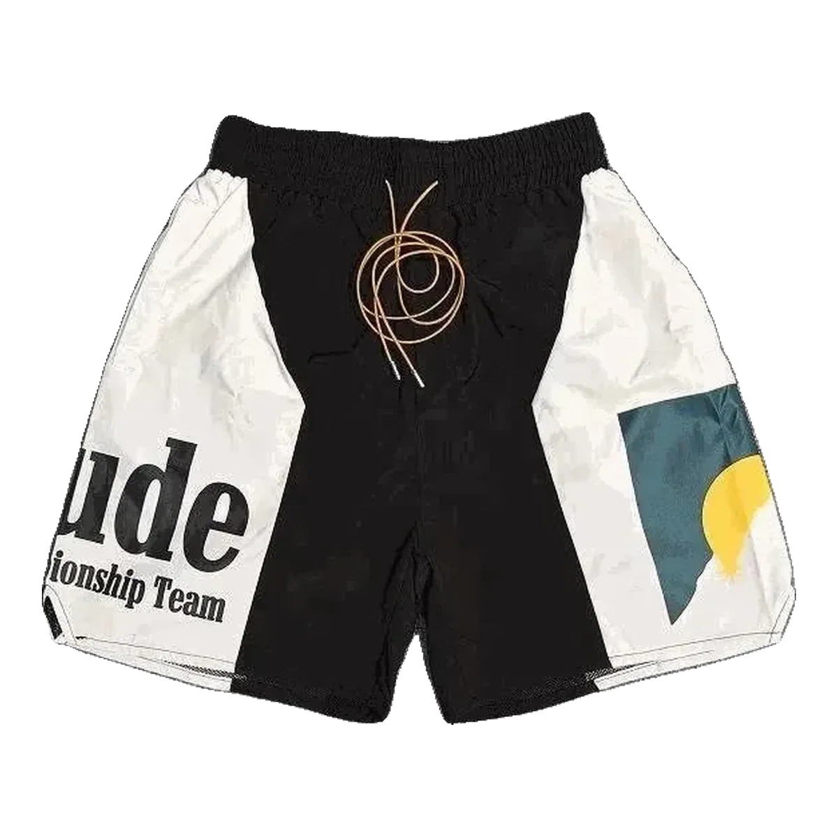 Rhude Black Championship Shorts