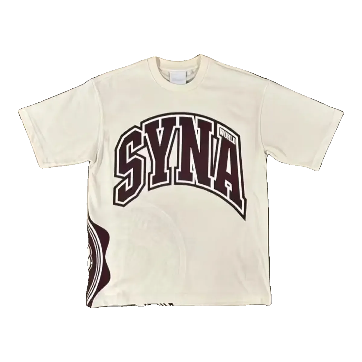 Syna World Cream Logo T-Shirt