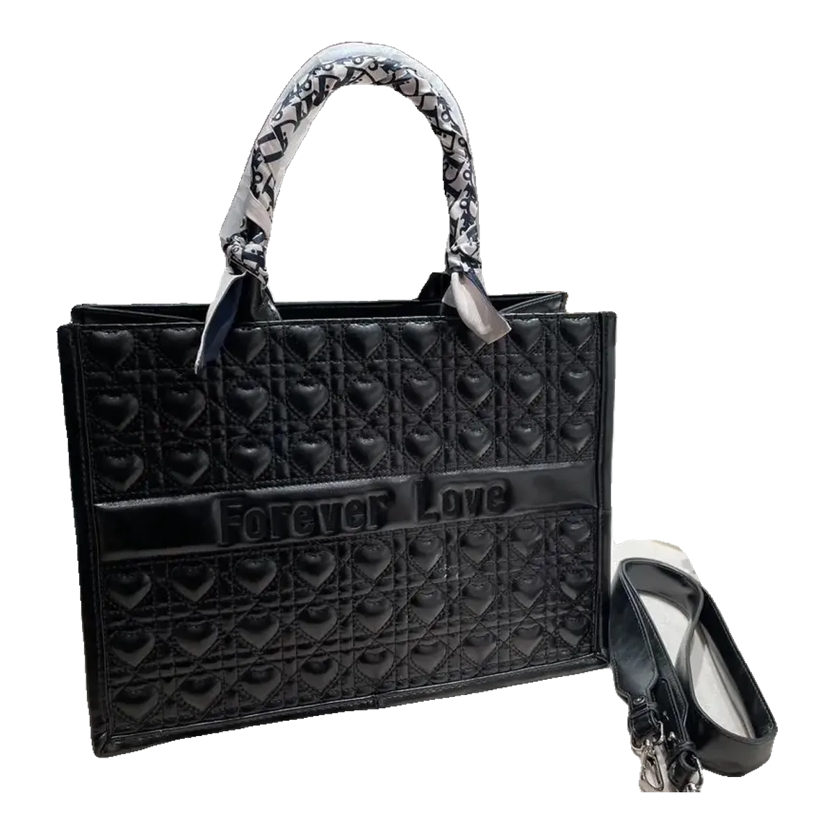 Dior Black Cannage Tote Bag