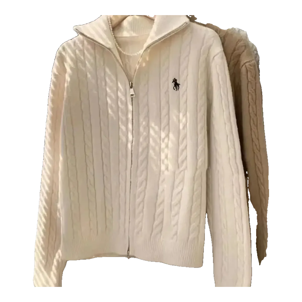 Ralph Lauren Cable Knit Cardigan Cream