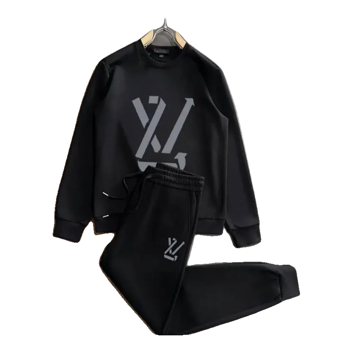 Louis Vuitton Logo Tracksuit Black