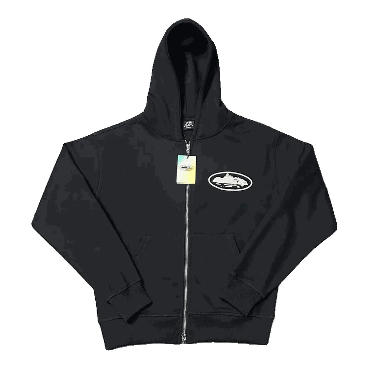 Corteiz Zip-Up Hoodie Black