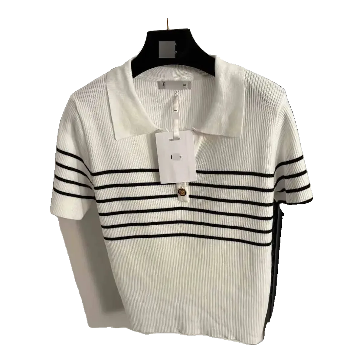 Dior Striped Polo Shirt