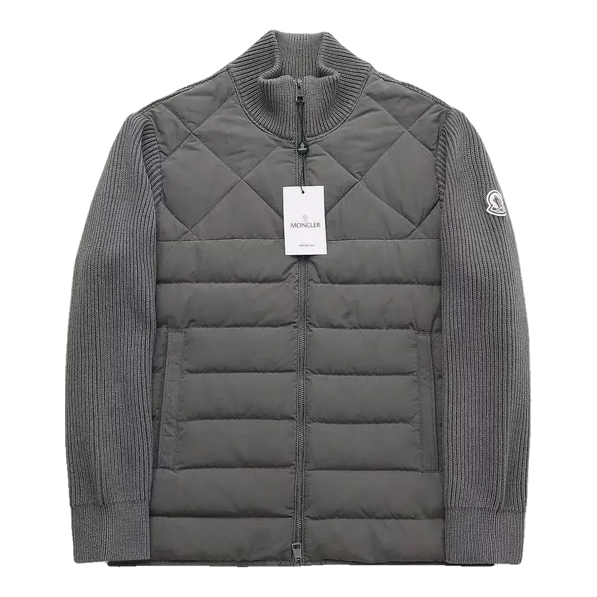 Moncler Grey Down Jacket
