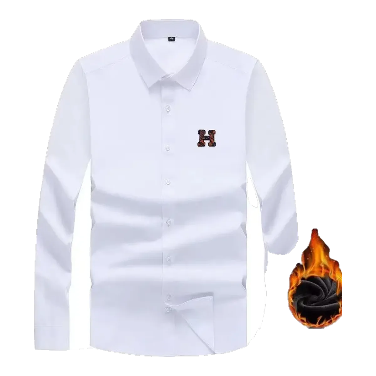 Loewe Fleece-Lined Shirt White