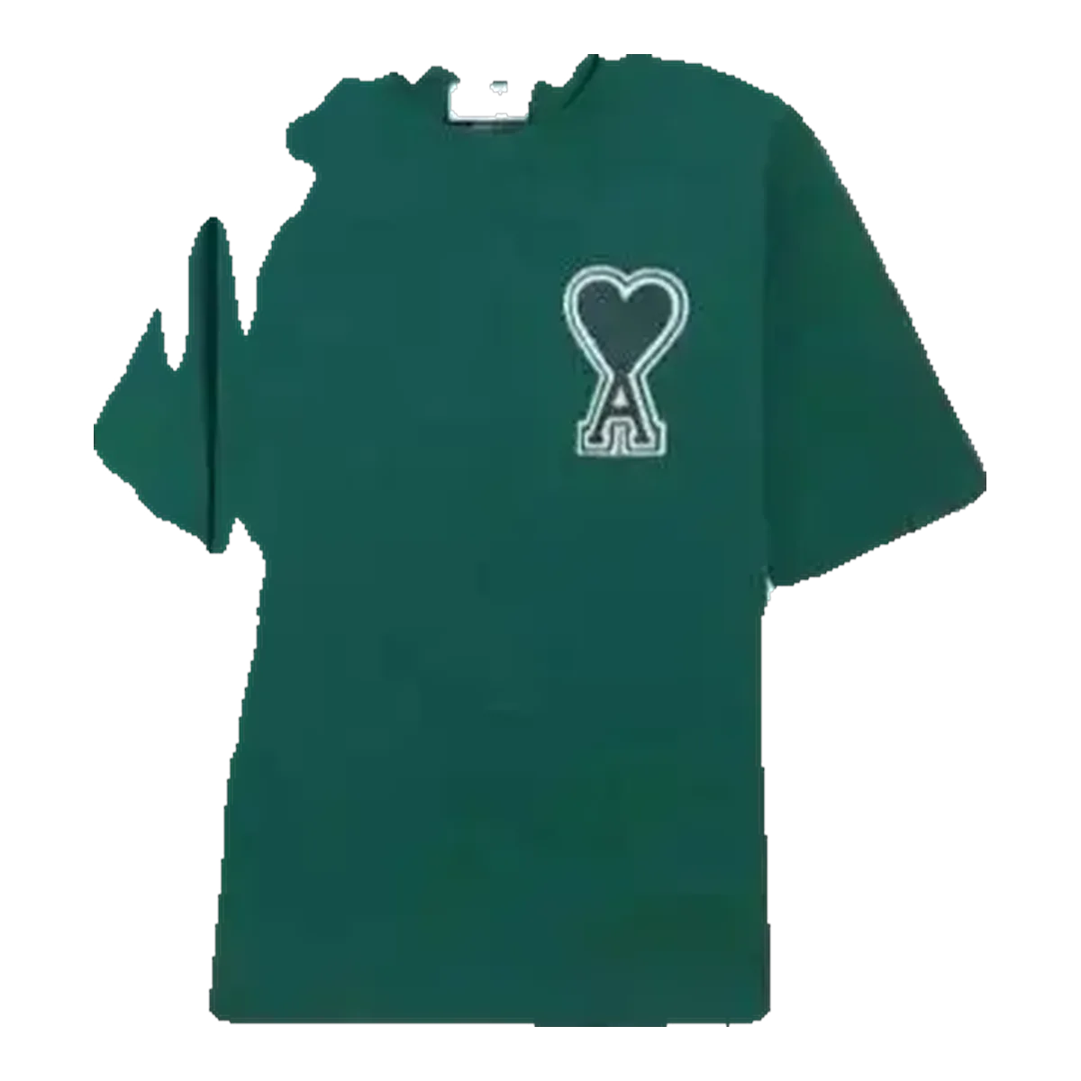 Ami Green Heart T-Shirt