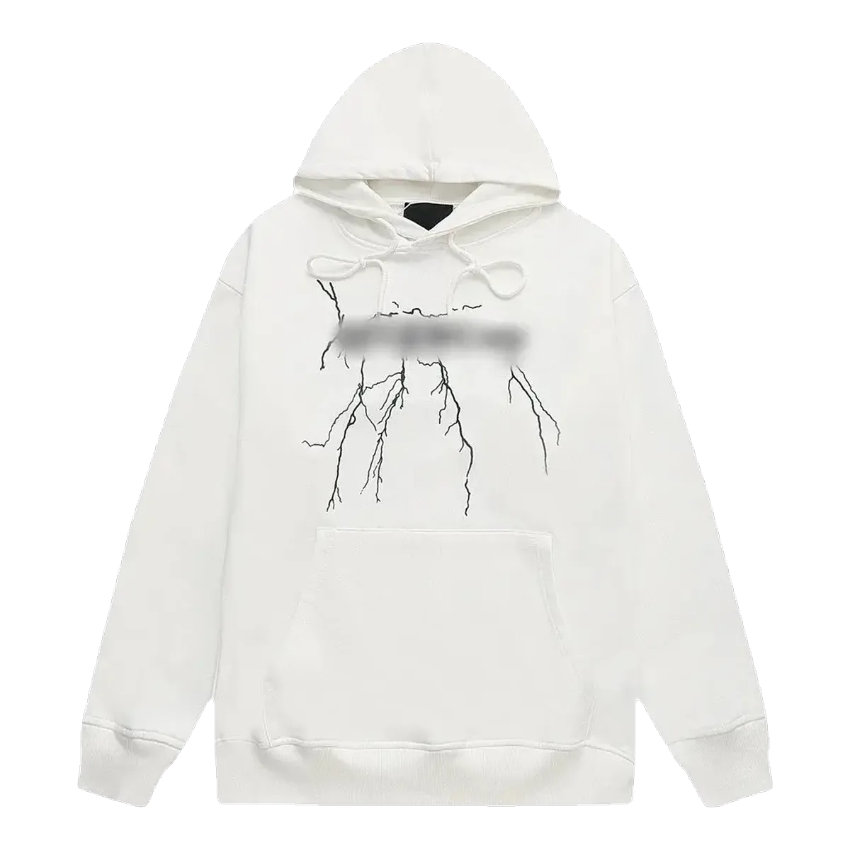 Givenchy Lightning Print Hoodie White