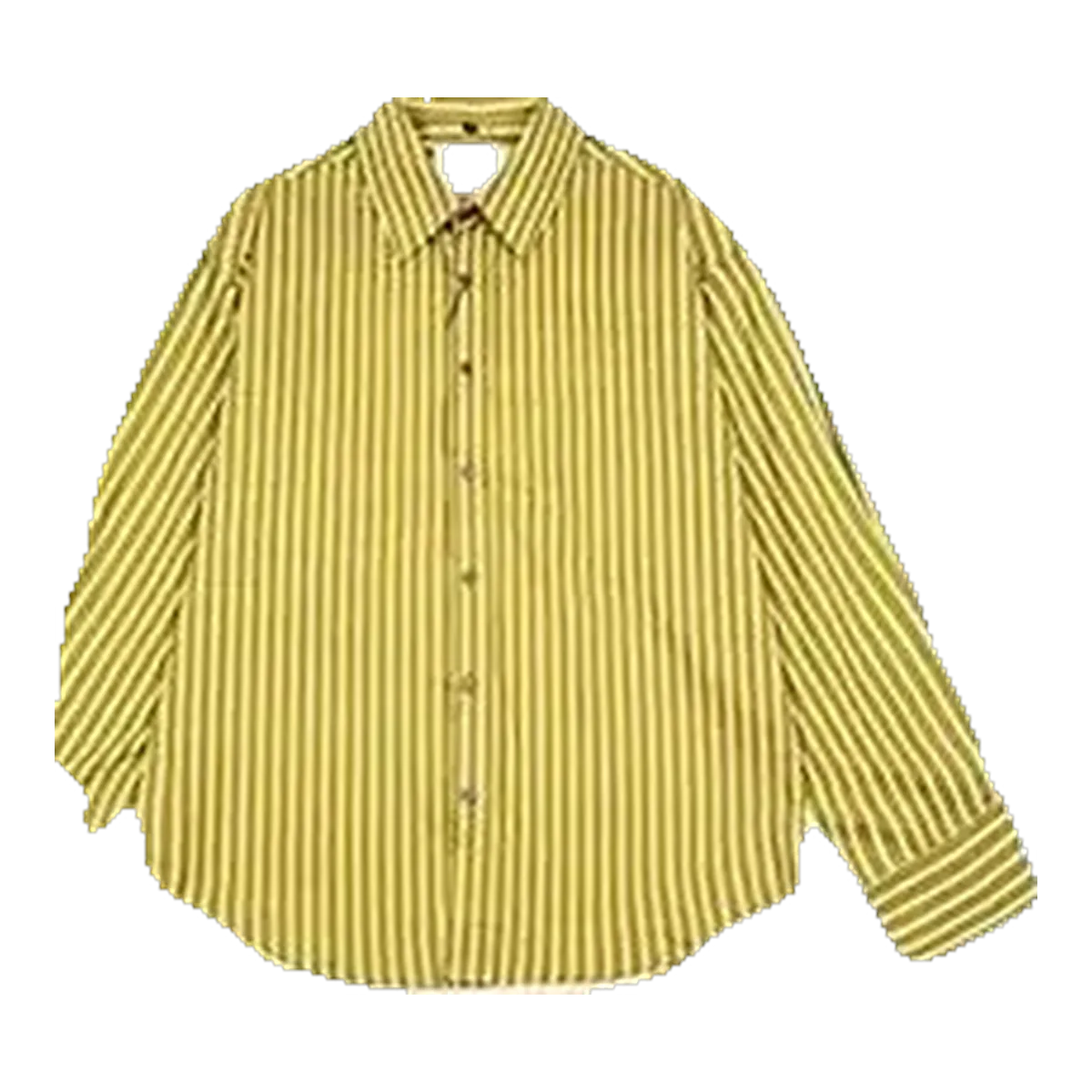 Ami Striped Shirt Yellow