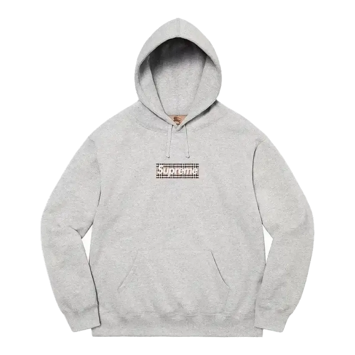 Supreme Grey Box Logo Hoodie