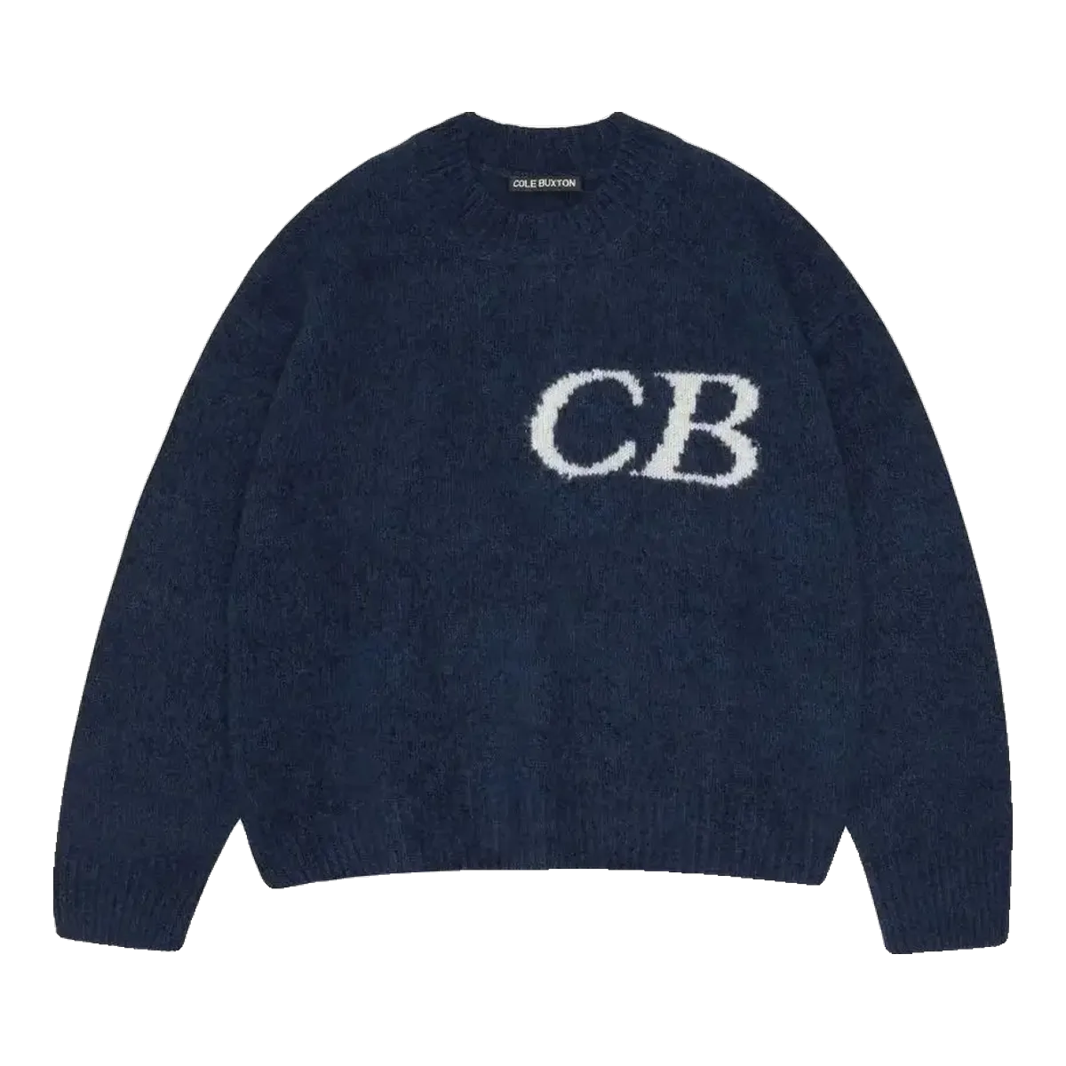 Cole Buxton CB Logo Sweater Navy