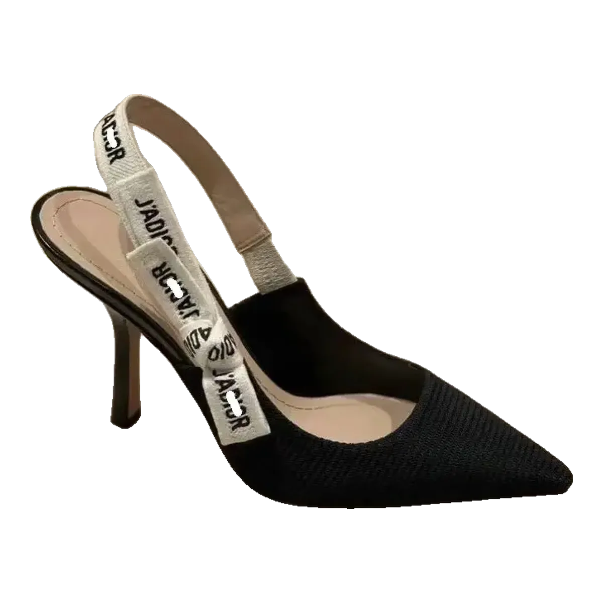 Dior Black Slingback Heels