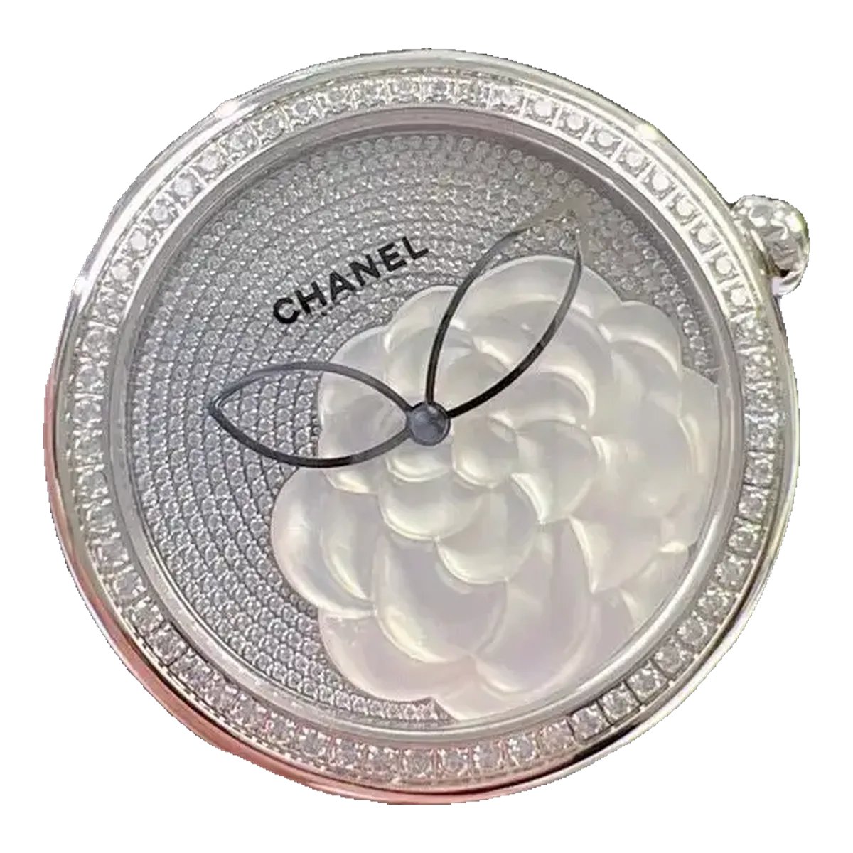 Chanel Camellia Quartz Watch Silver