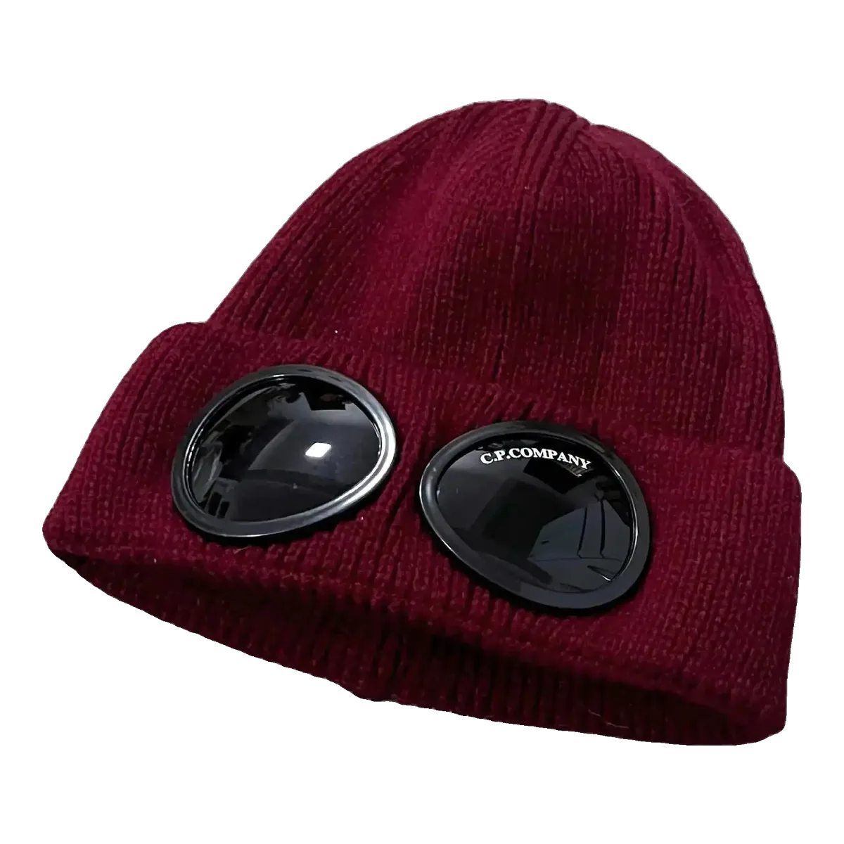 CP Company Goggle Beanie Burgundy