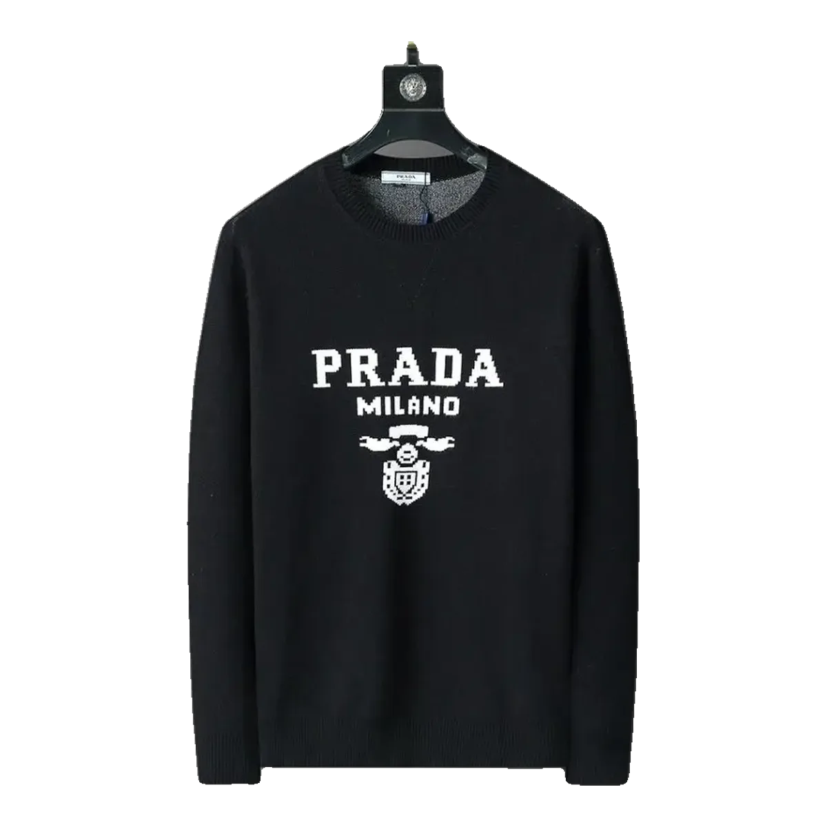 Prada Logo Sweater Black
