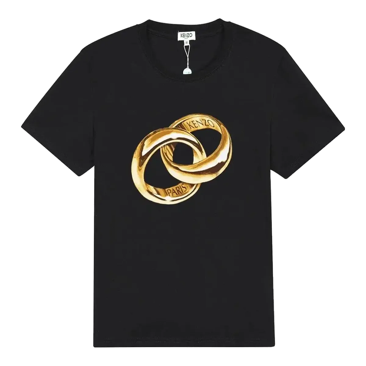 Kenzo Gold Rings T-Shirt Black