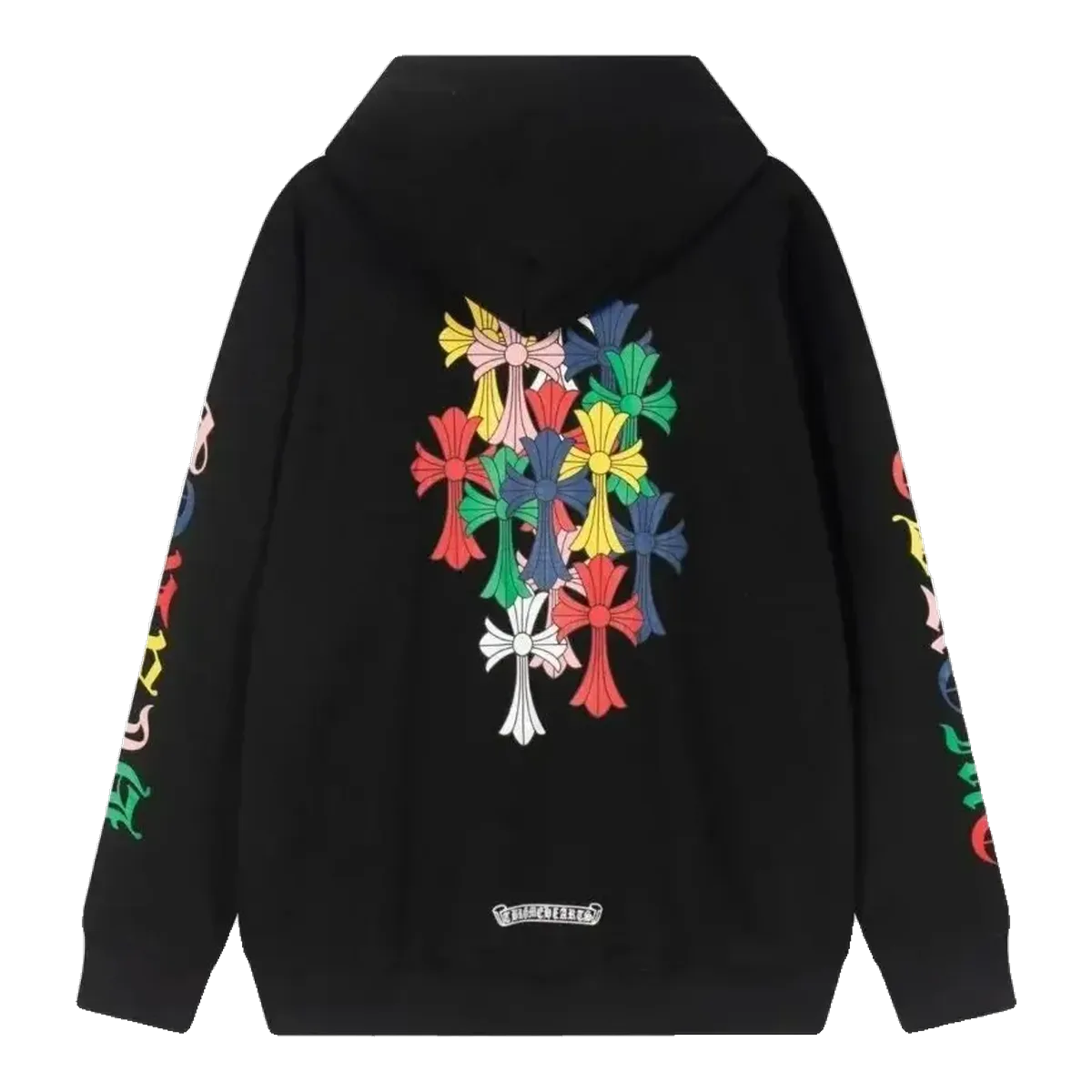 Chrome Hearts Cross Flower Hoodie Black