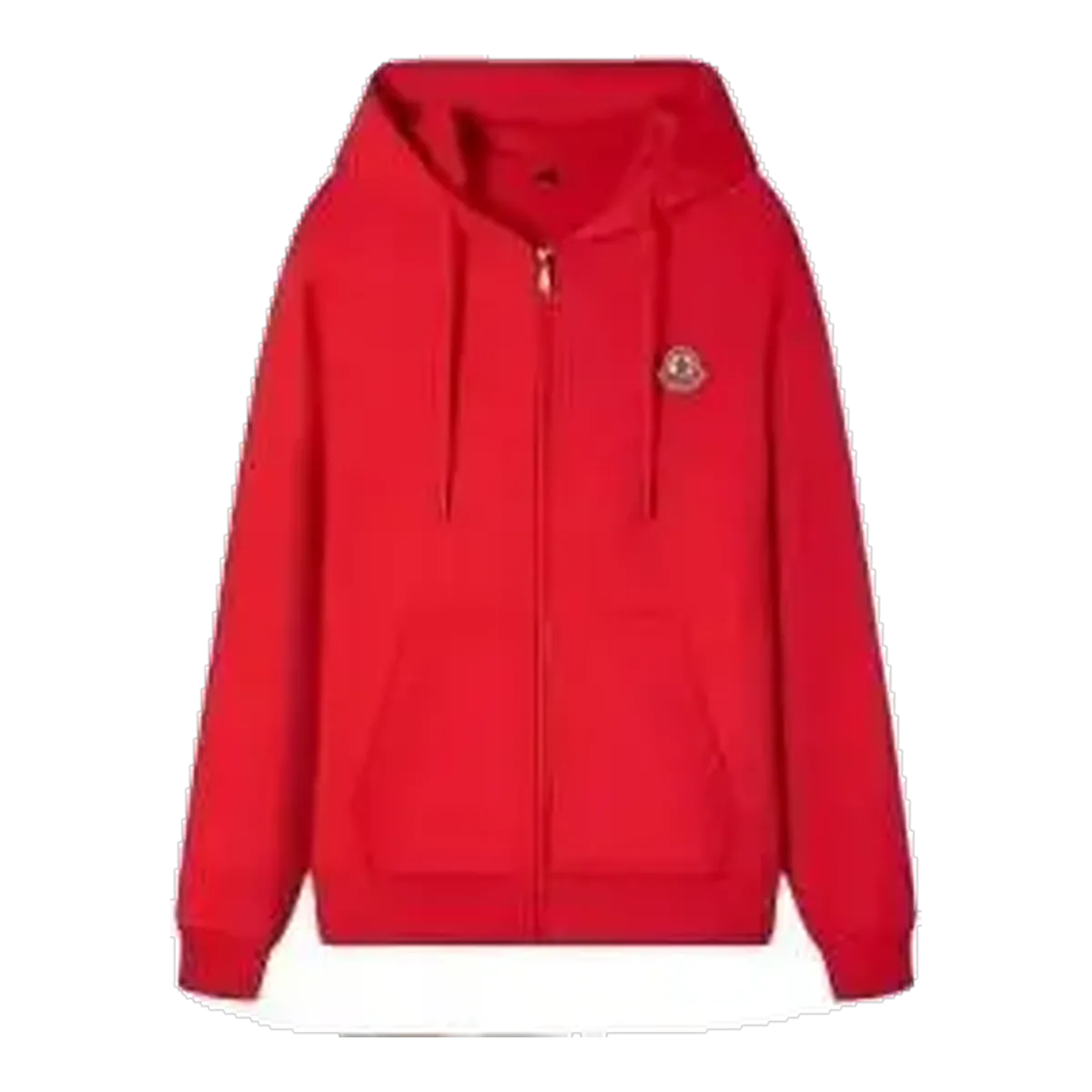 Moncler Zip Hoodie Red