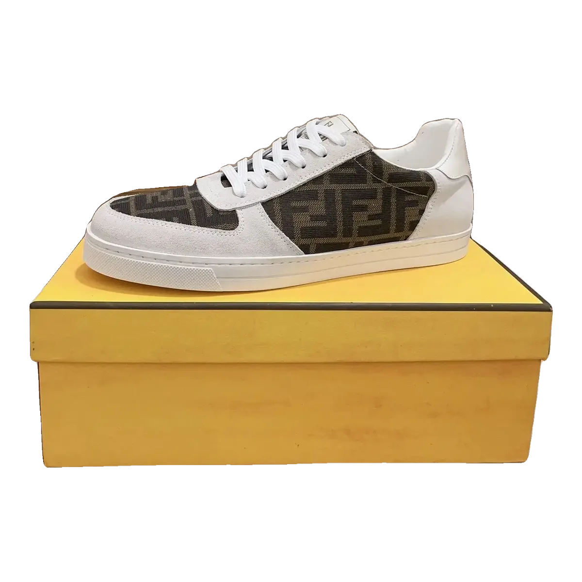 Fendi FF Chunky Sneakers Navy