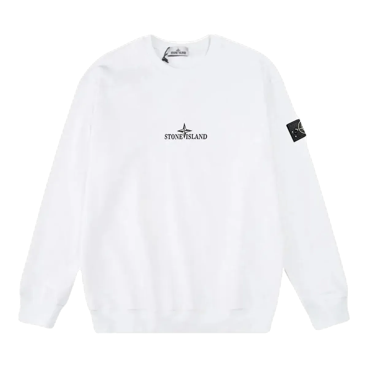 Stone Island White Sweatshirt