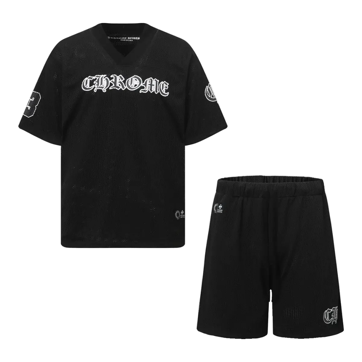 Chrome Hearts T-Shirt and Shorts Set Black