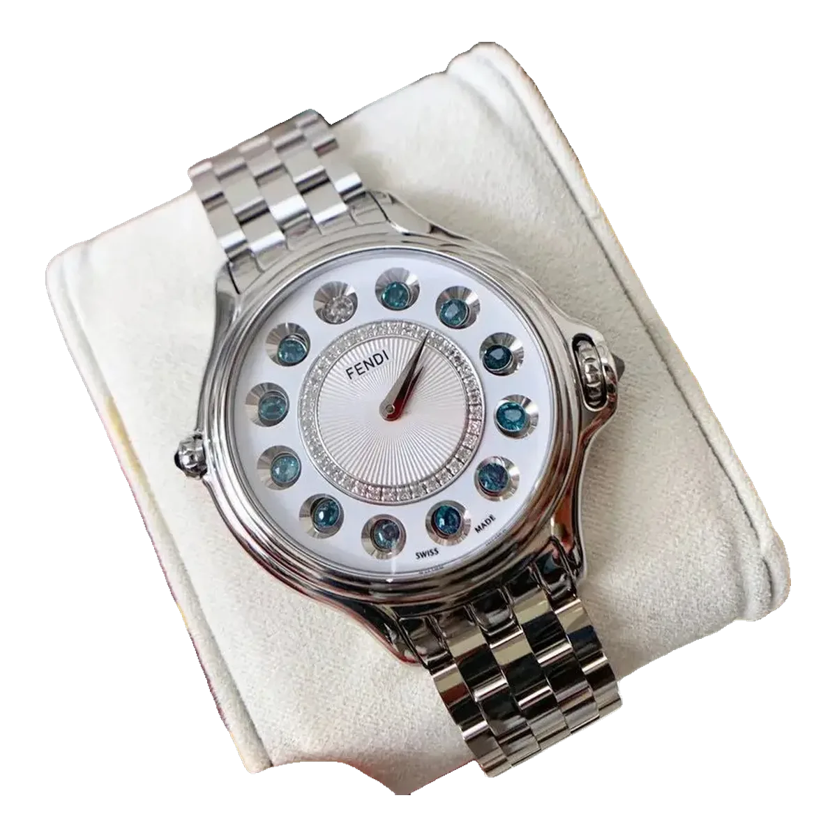 Fendi Quartz Watch Silver