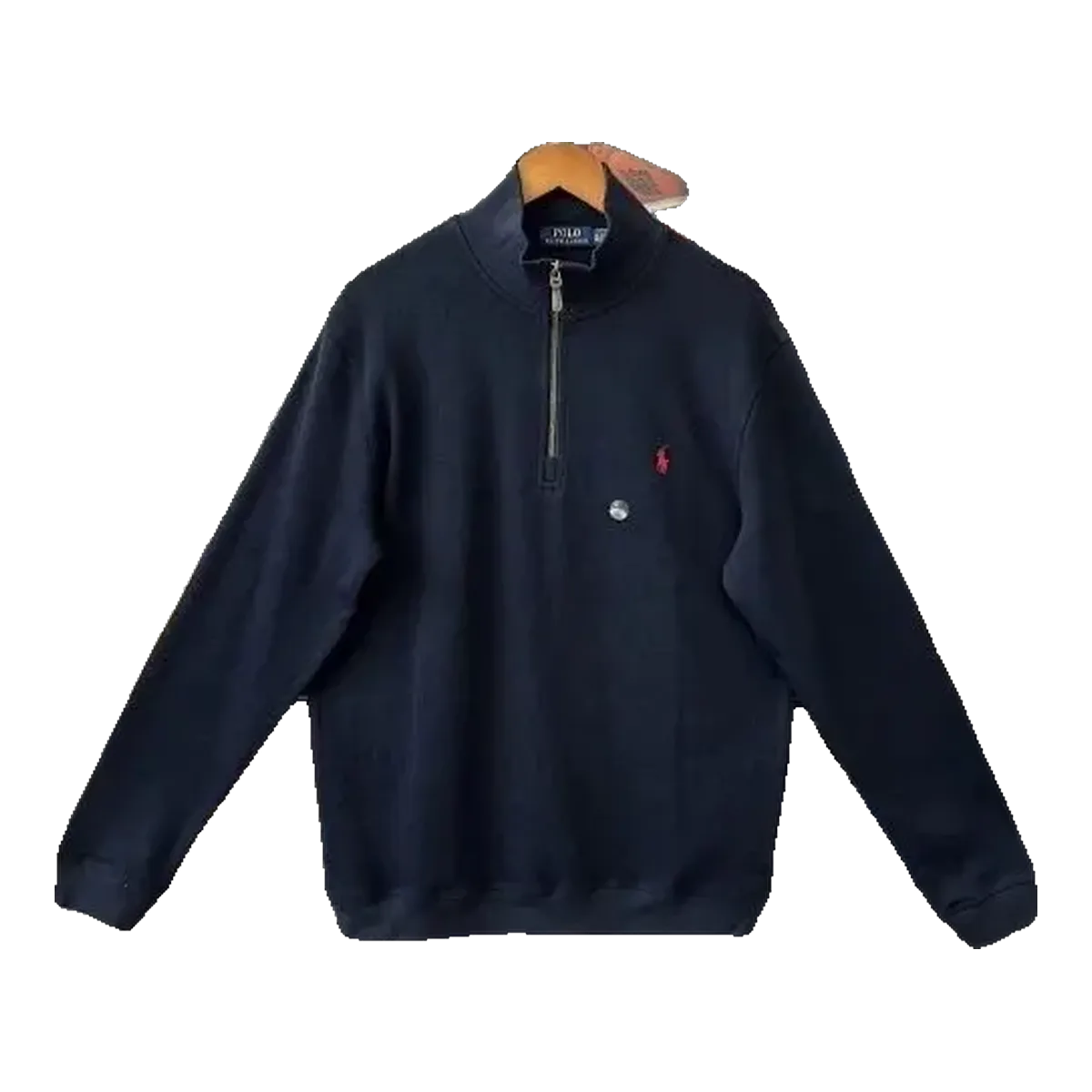 Ralph Lauren Quarter Zip Sweatshirt Navy
