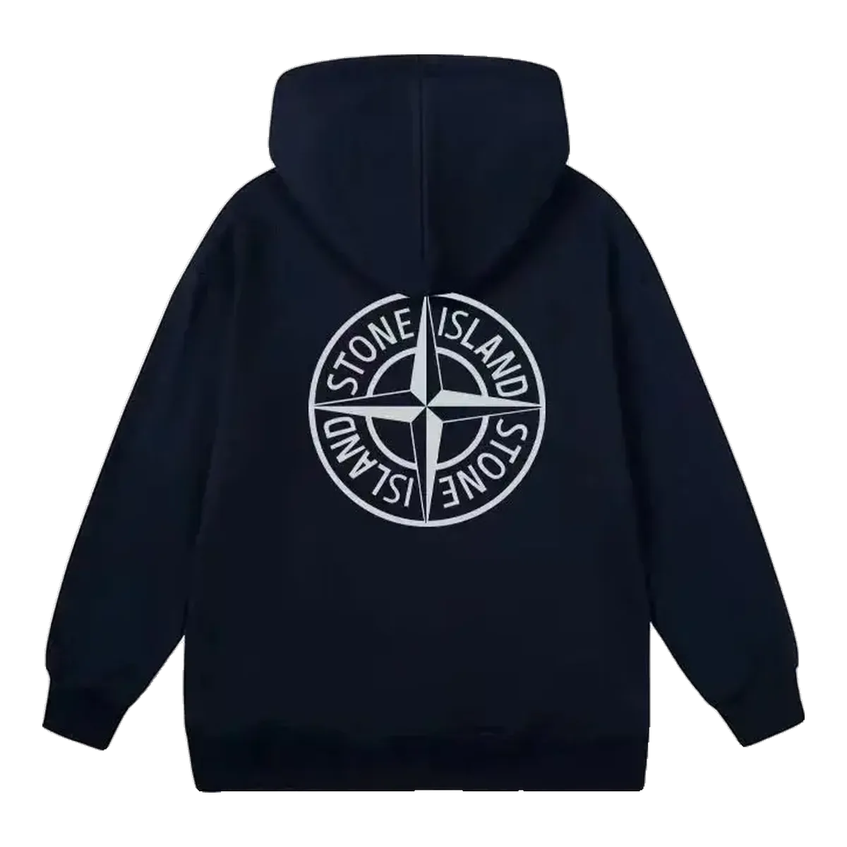 Stone Island Navy Logo Hoodie