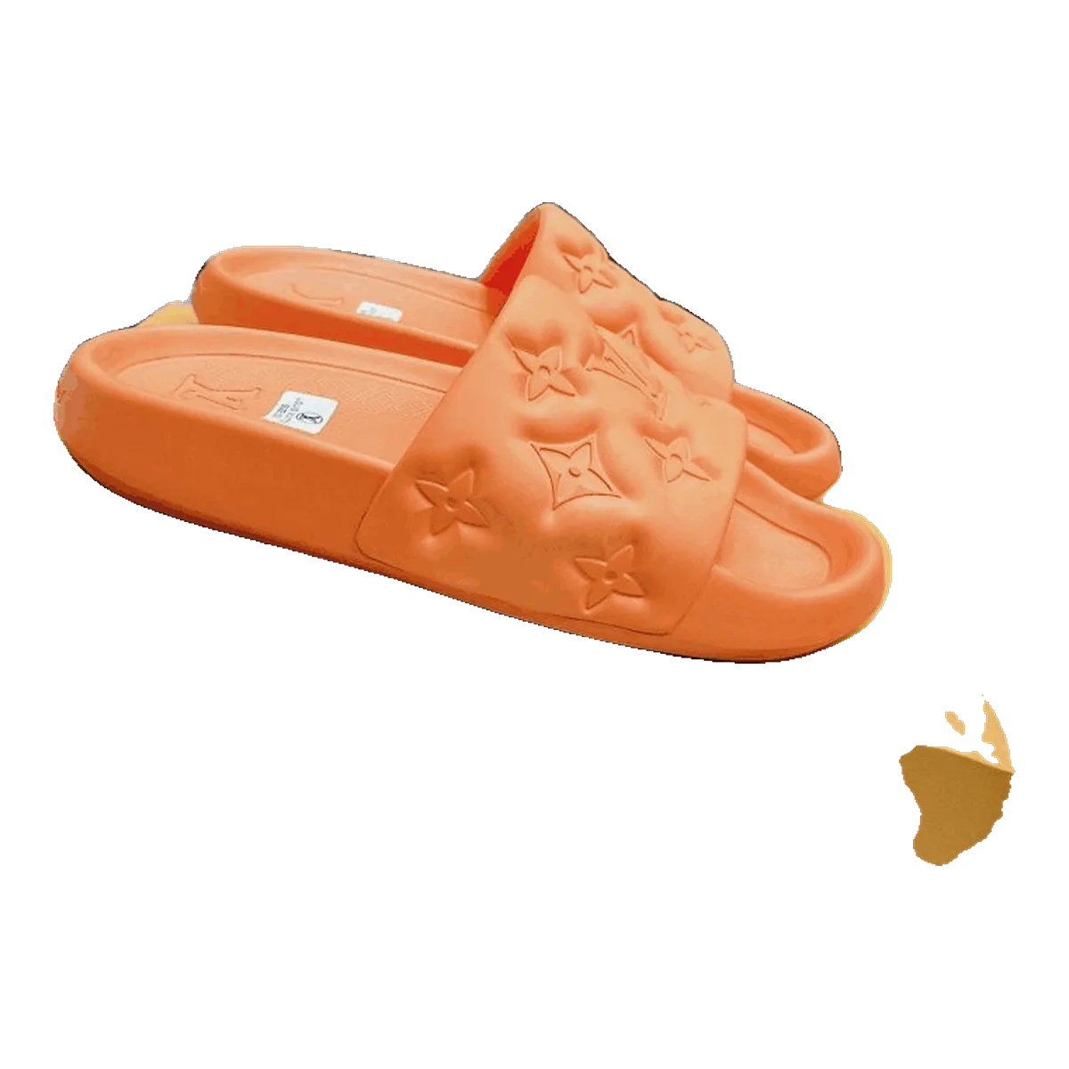 Louis Vuitton Monogram Slides Orange