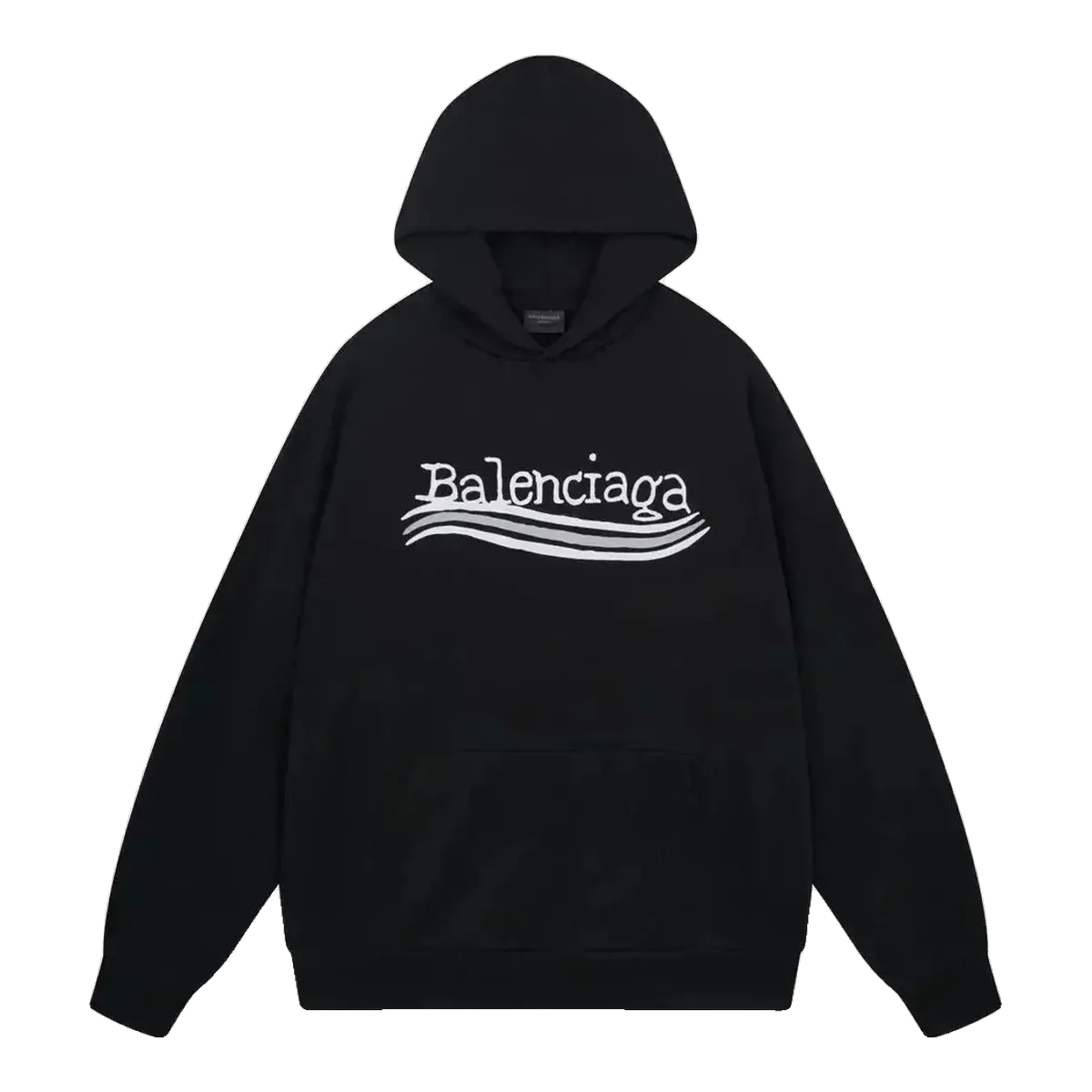 Balenciaga Black Logo Hoodie