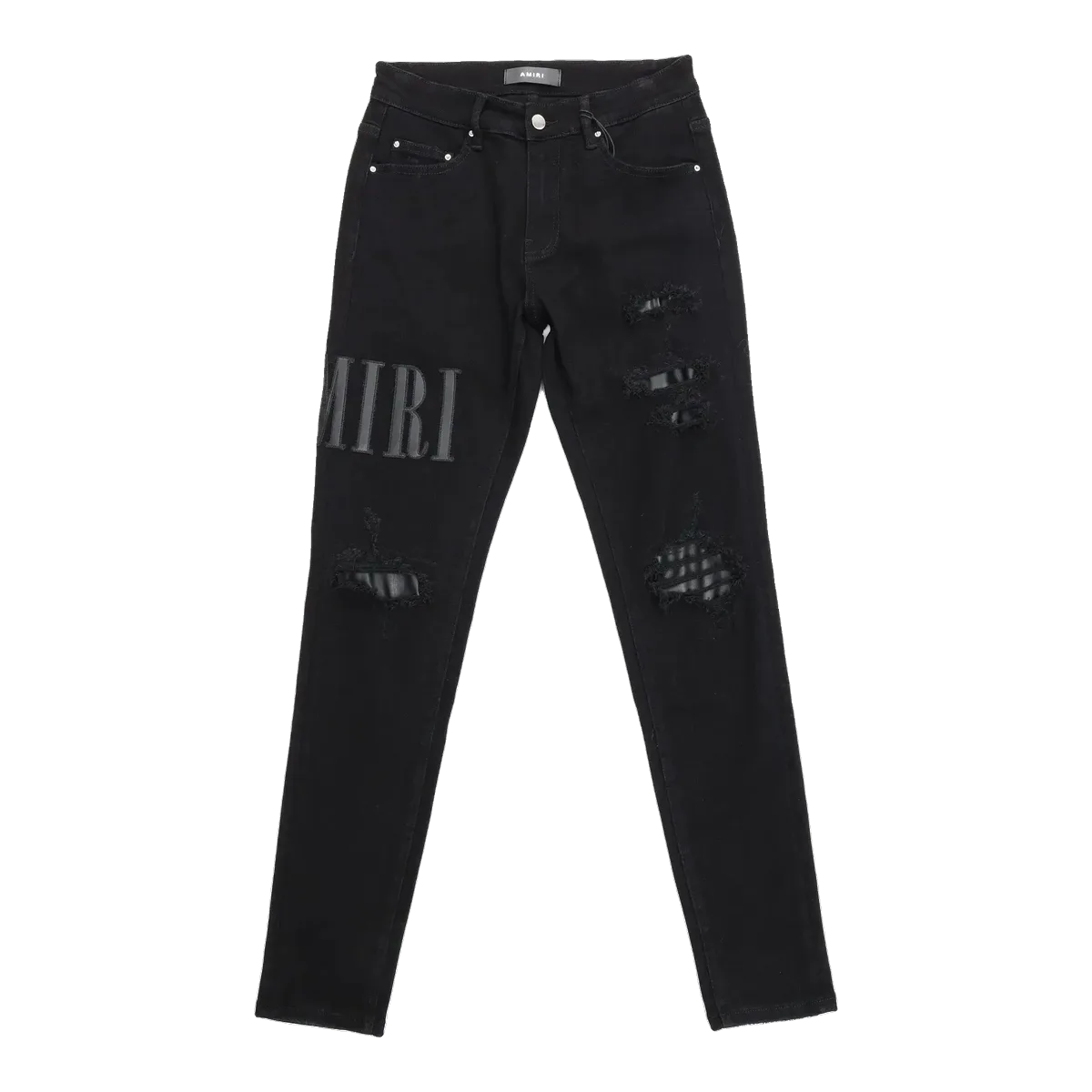 Amiri Black Logo Jeans