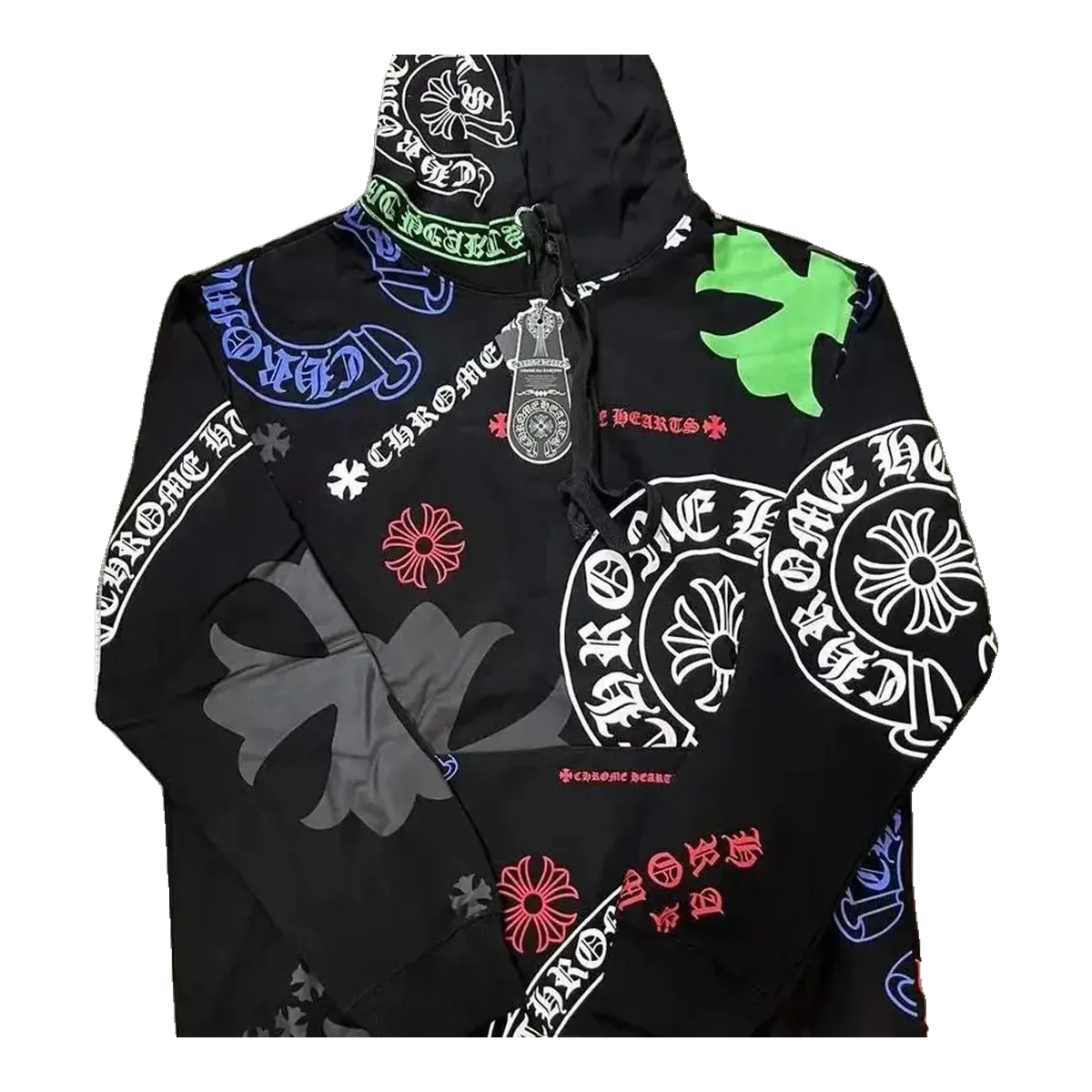Chrome Hearts Black Cross Hoodie