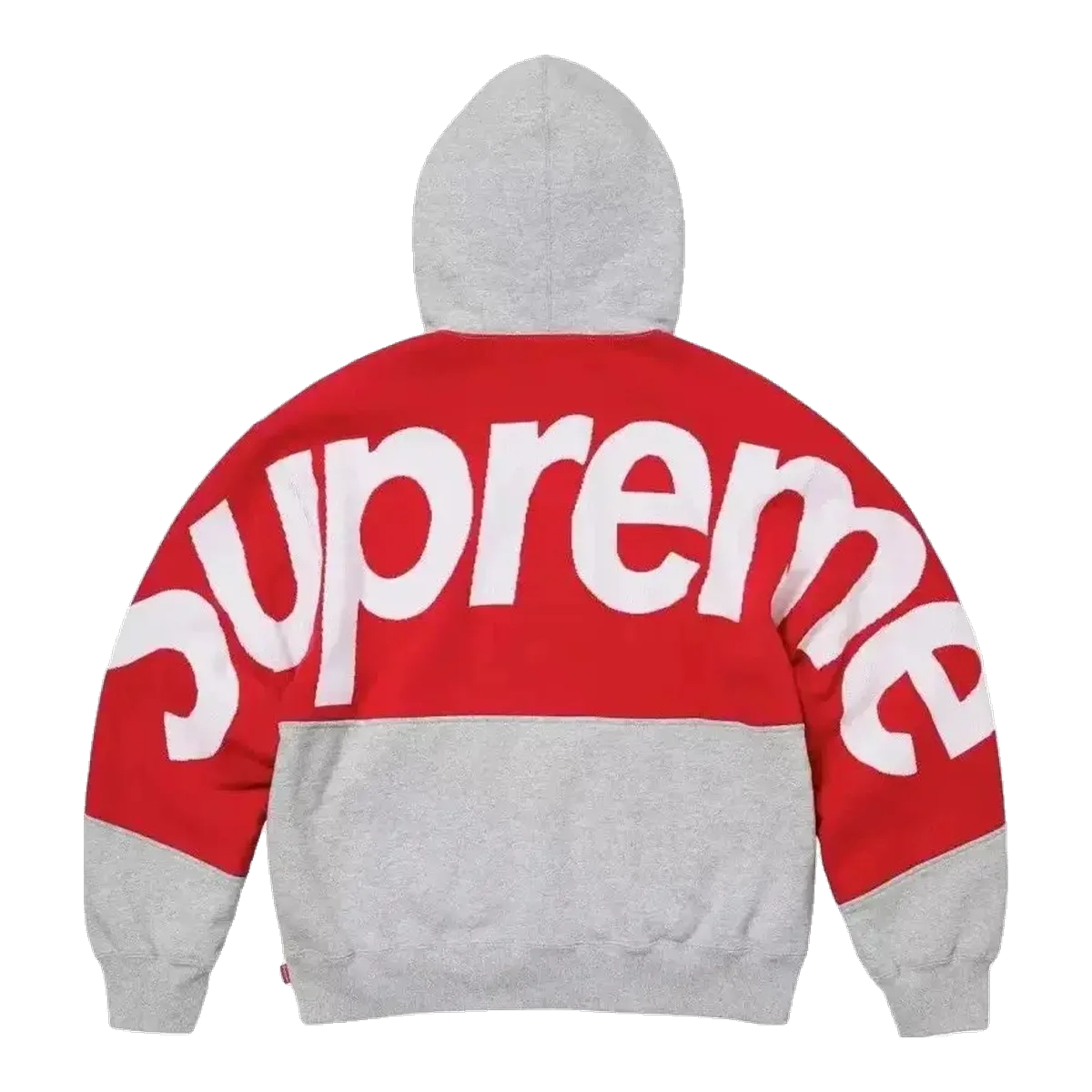 Supreme Grey Big Logo Hoodie