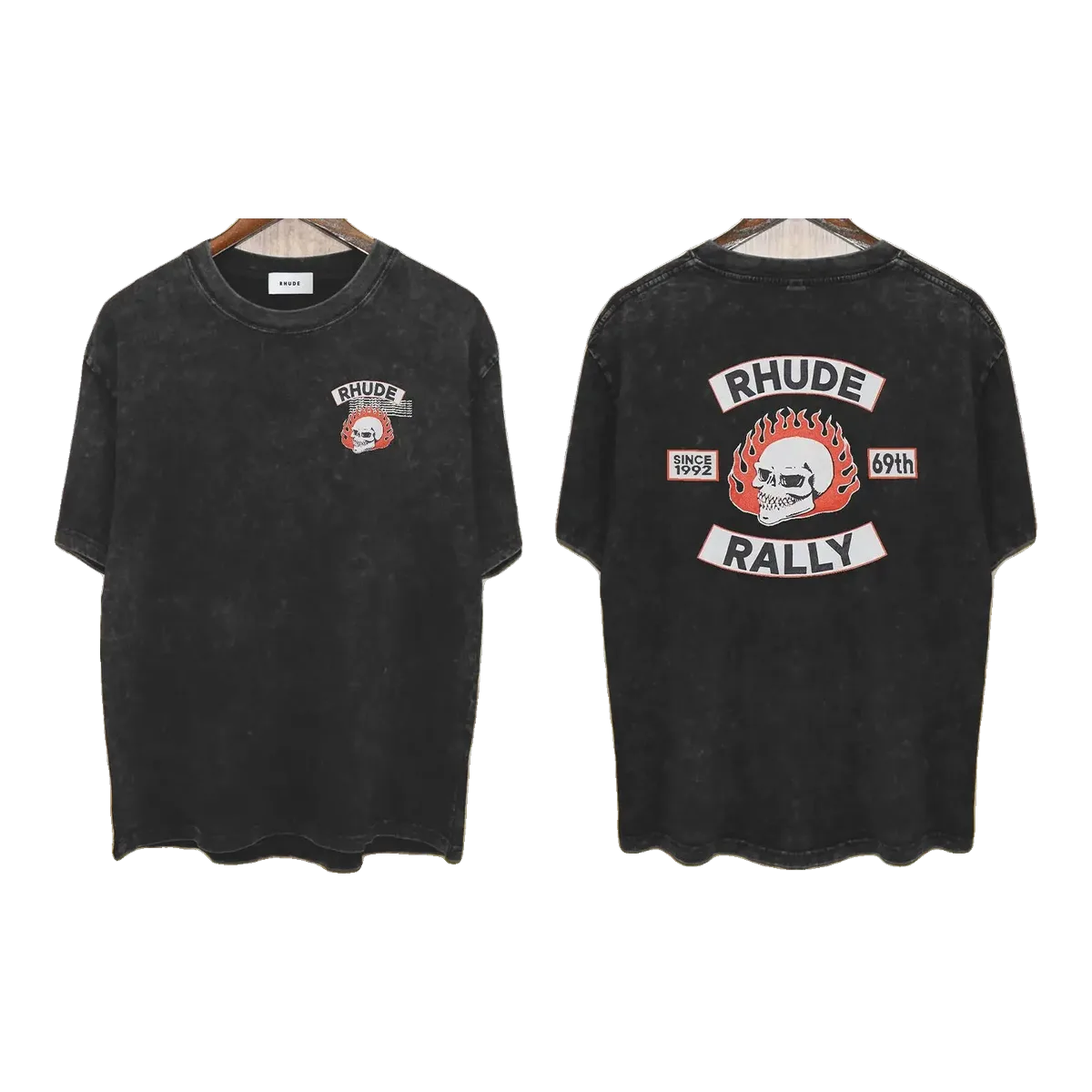 Rhude Black Rally T-Shirt