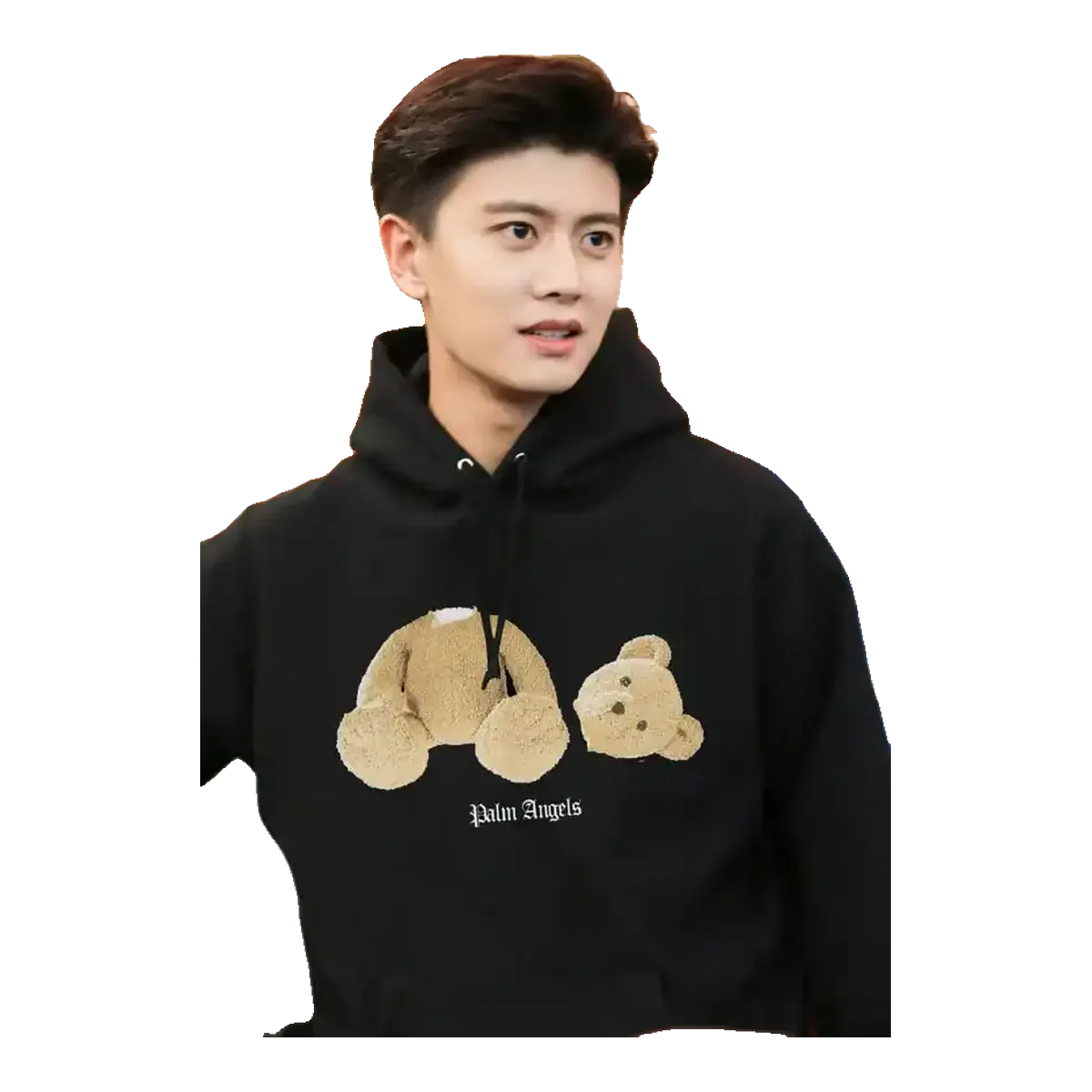 Palm Angels Bear Hoodie Black