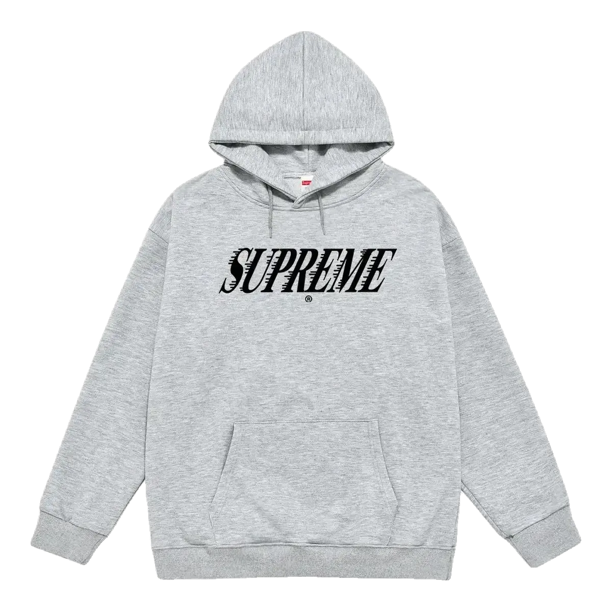 Supreme Grey Logo Hoodie