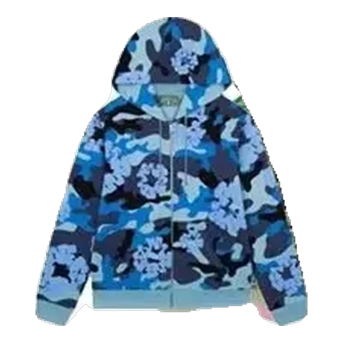 Denim Tears Camo Hoodie Blue