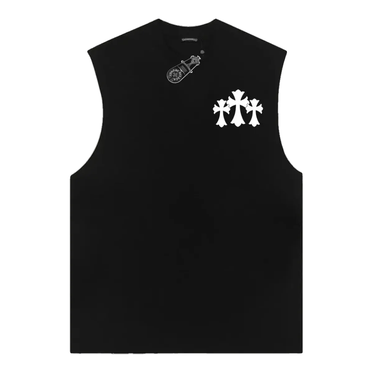 Chrome Hearts Cross Vest Top Black