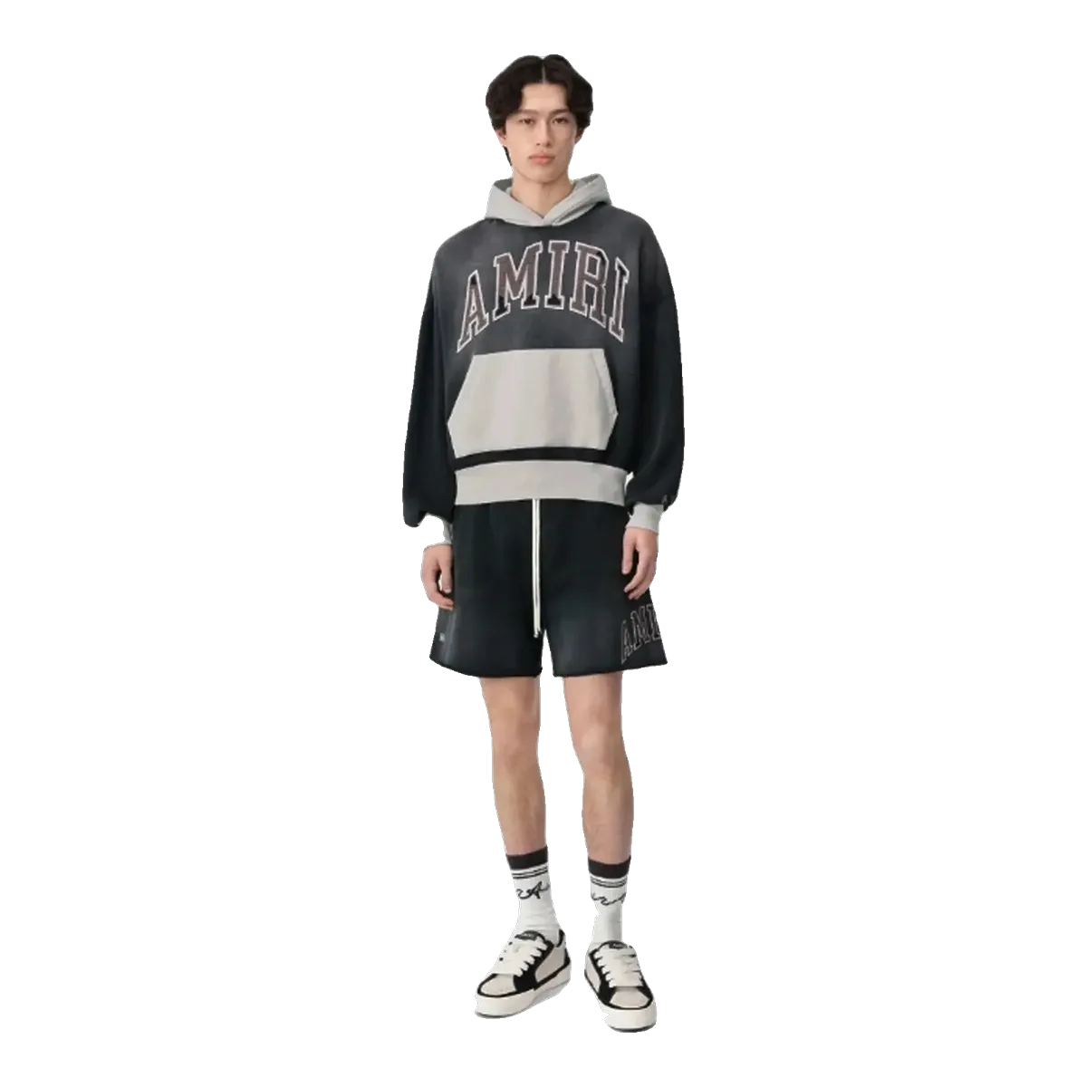 Amiri Grey Logo Sweatshirt