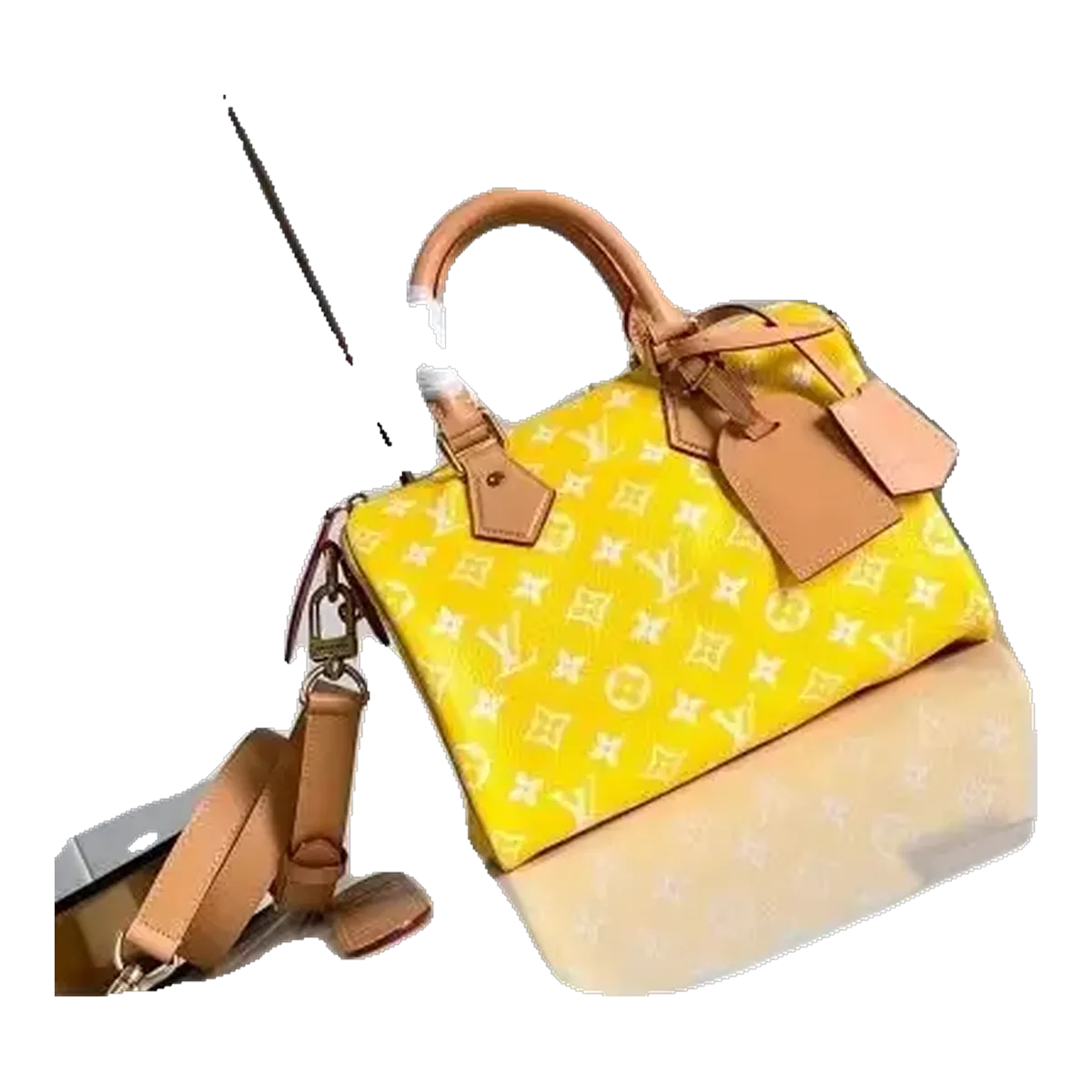 Louis Vuitton Monogram Handbag Yellow