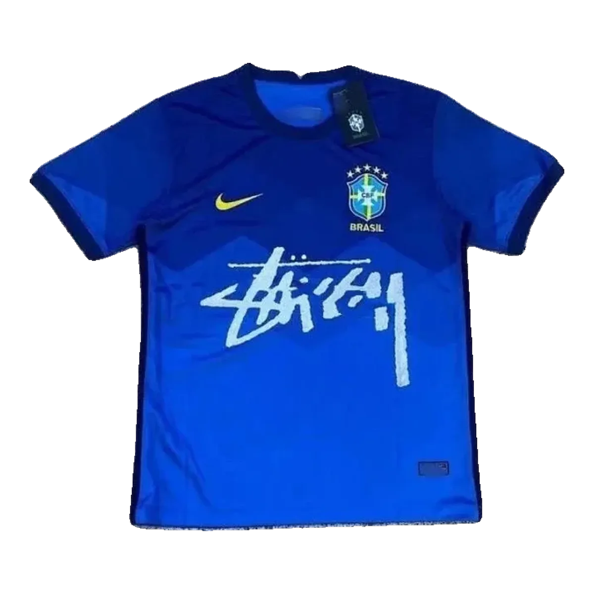 Stussy Blue Soccer Jersey