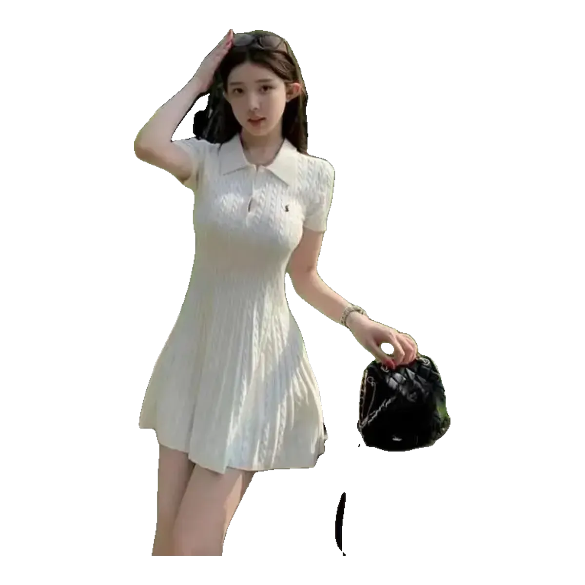 Ralph Lauren Knit Dress White